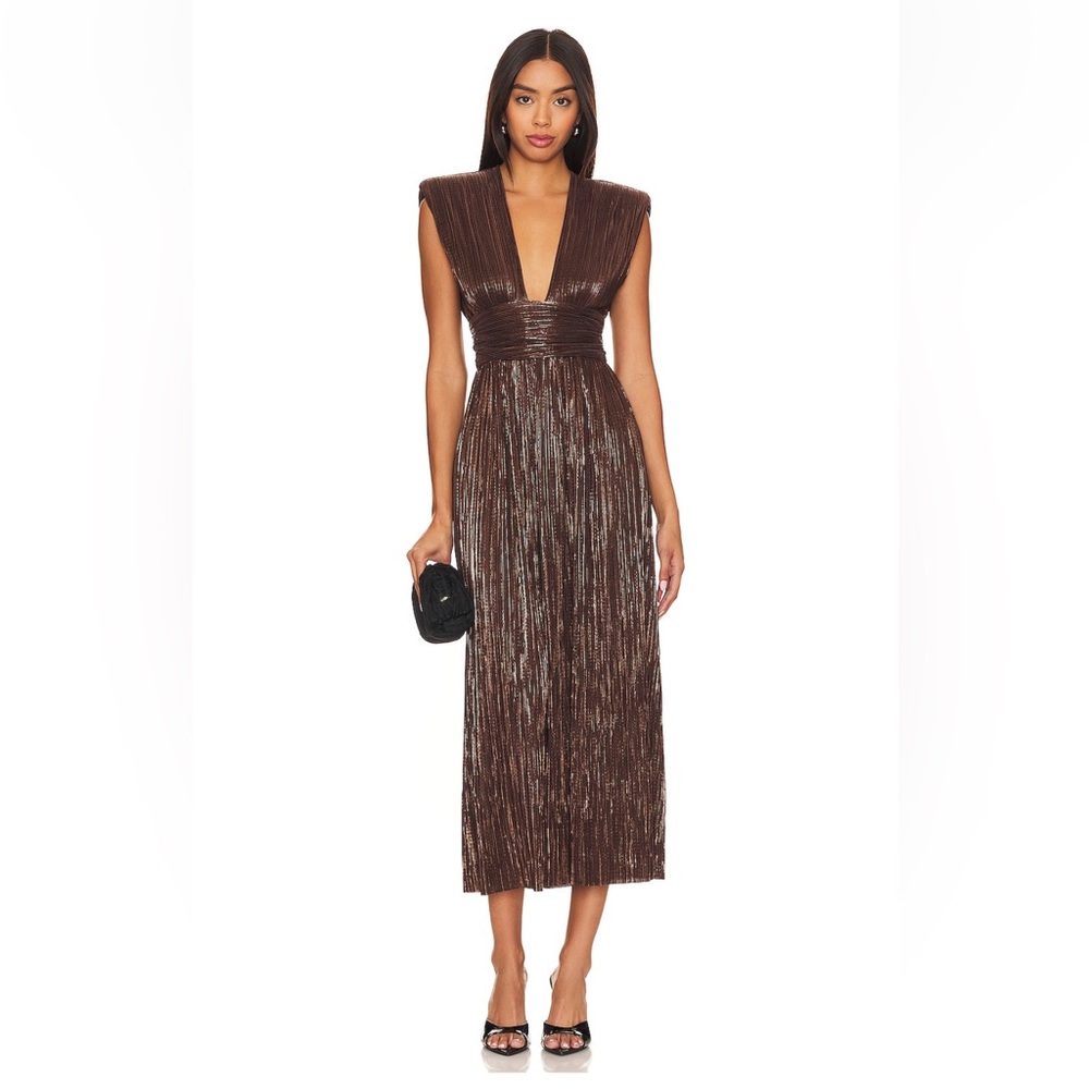 Tinka Dress in Dark Brown - Sabina Musayev